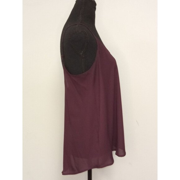 Apt. 9 Purple Sheer Tank Top Size Medium - Picture 4 of 7